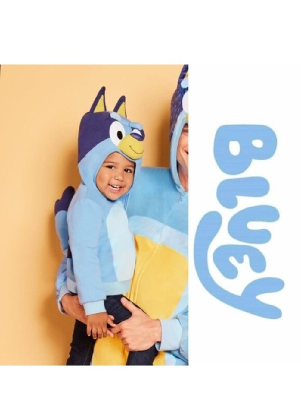 Bluey | Toddler Bluey Costume Top Full Zip Sweater | Size 5-6T